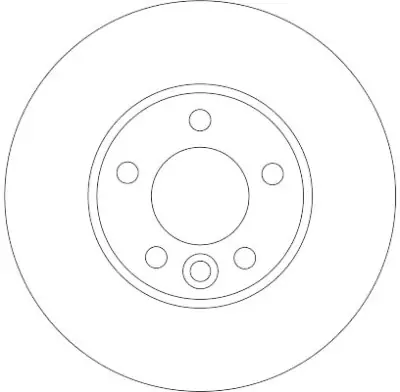 Juego de 2 discos de freno TRW DF4309S (Sustituye a DF7634) Solo Hoy